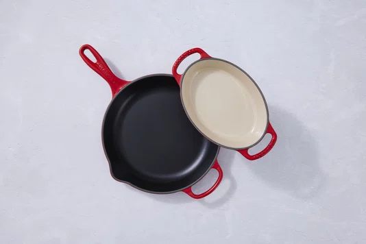 Skillet Redonda Com Alça Signature Le Creuset Vermelho 26 cm