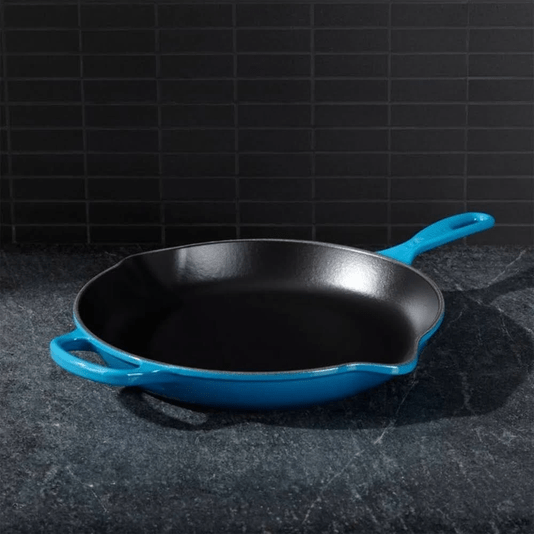 Skillet Redonda Funda Signature Le Creuset Azul Marseille 26 cm