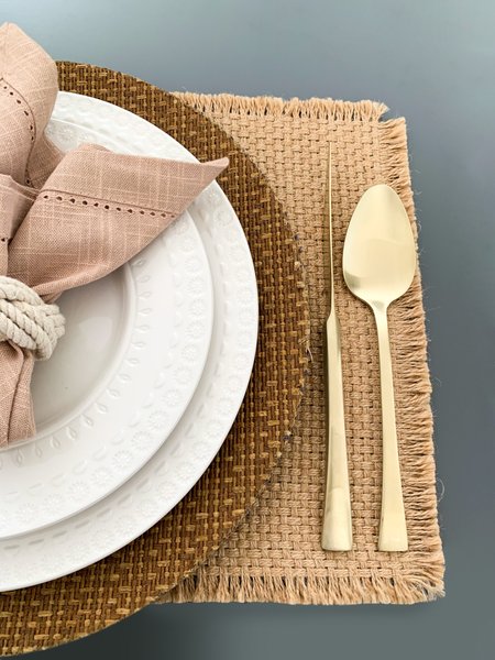 Sousplat de Plástico Bon Gourmet Palha 33 cm