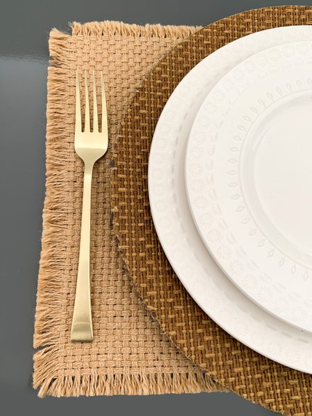 Sousplat de Plástico Bon Gourmet Palha 33 cm
