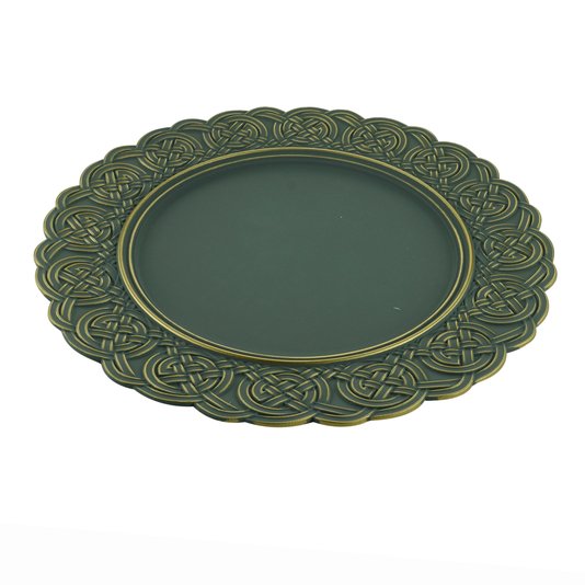 Sousplat de Plástico Royal Decor Azul 33 cm