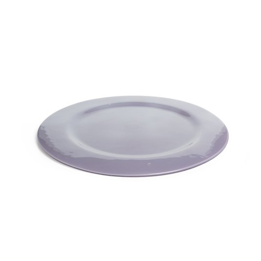 Sousplat Em Vidro Lavanda 26 cm