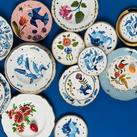 Sousplat Floral Vintage Bitossi Home