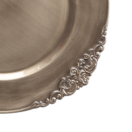Sousplat Galles Barroco Copa & Cia Champagne Antique