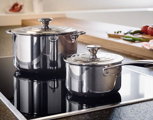 Stock Pot 3-Ply Inox Le Creuset 28 cm