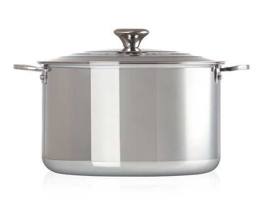 Stock Pot 3-Ply Inox Le Creuset 28 cm