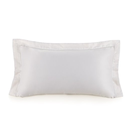 Super Fronha Montale 600 Fios Trussardi Branco e Platino 50 x 90 cm