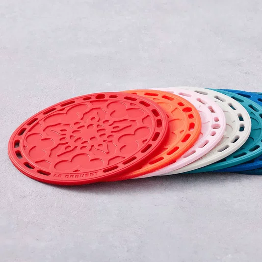 Suporte De Silicone Mandala Le Creuset Azul Caribe