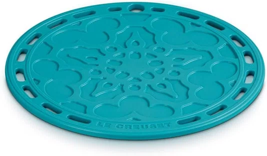 Suporte De Silicone Mandala Le Creuset Azul Caribe