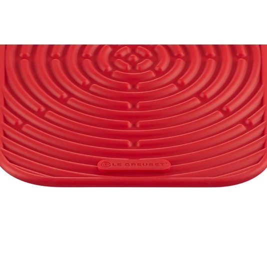 Suporte Silicone Retangular Le Creuset Vermelho 24 cm