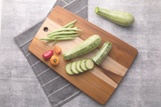 Tábua Retangular em Madeira Teca Kitchen Tramontina 40 x 27 cm