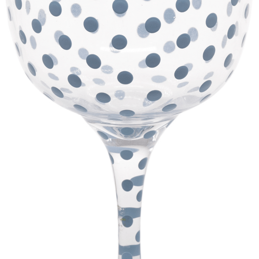 Taça de Gin Poá Summer Artes Salles Azul Claro
