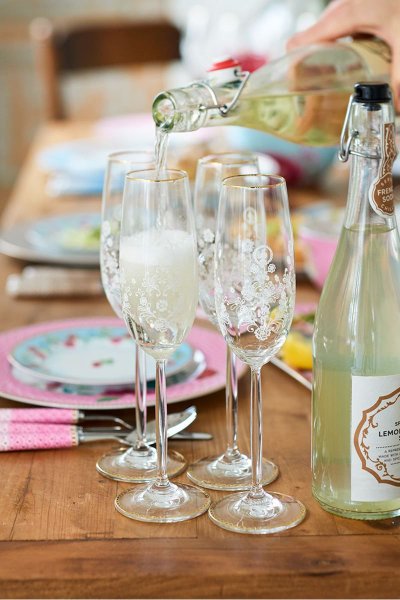 Taça para Champagne Floral Pip Studio 230 ml