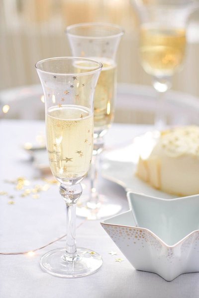 Taça para Champagne Stars Royal Christmas Natal Pip Studio 360 ml