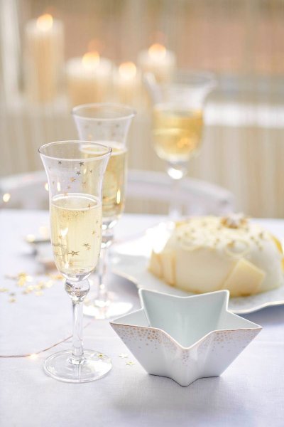 Taça para Champagne Stars Royal Christmas Natal Pip Studio 360 ml