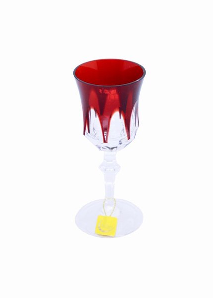 Taça para Licor em Cristal Overley Mozart Vermelho 80 ml
