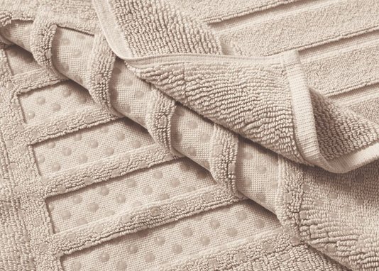 Tapete Piso Antiderrapante Scala Trussardi  Soft Rose 86cm x 60cm