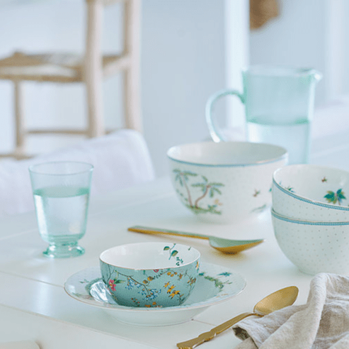 Tigela Bowl Dots Jolie Pip Studio Branco 15 cm