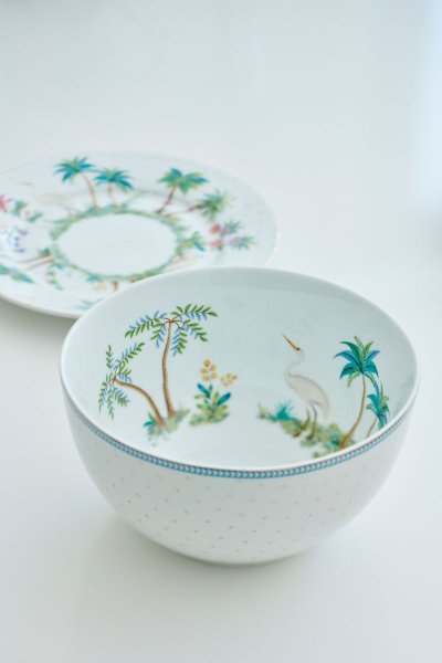Tigela Bowl Dots Jolie Pip Studio Branco 15 cm