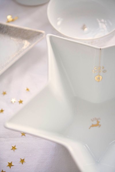 Tigela Bowl Estrela Royal Christmas Natal Pip Studio 16 cm