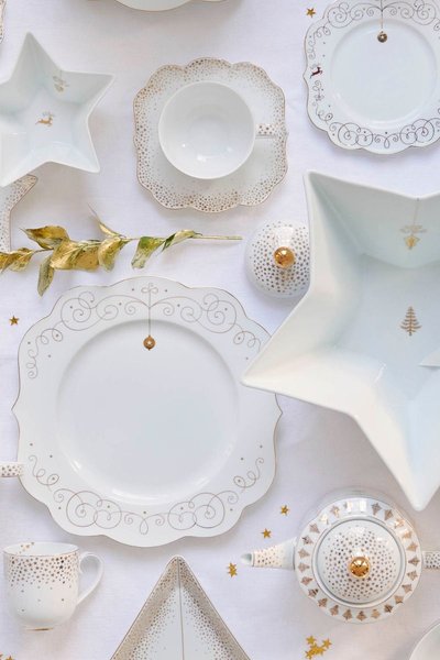 Tigela Bowl Estrela Royal Christmas Natal Pip Studio 16 cm
