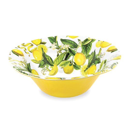 Tigela Bowl Lemon em Melamina Michel Design Works 35 cm