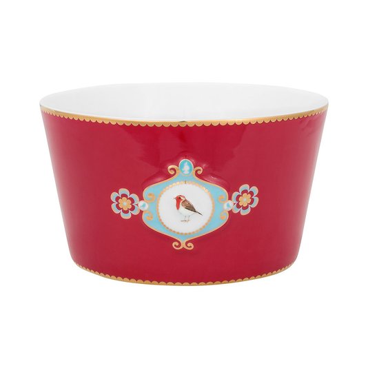 Tigela Bowl Medallion Love Birds Pip Studio Vermelho 15 cm