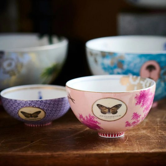 Tigela Butterfly Herigate Pip Studio Rosa 12 cm