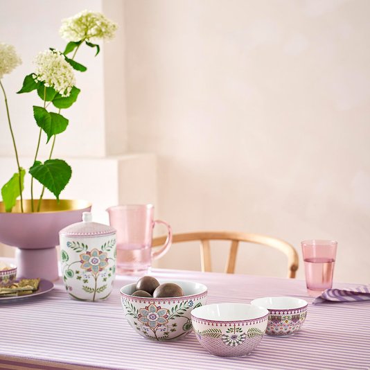 Tigela de Porcelana Lily & Lotus Pip Studio Lilás 15 cm