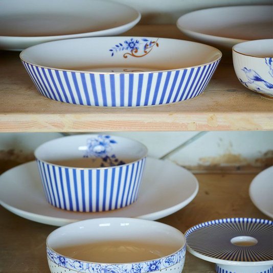 Tigela de Porcelana Royal White Pip Studio 12 cm