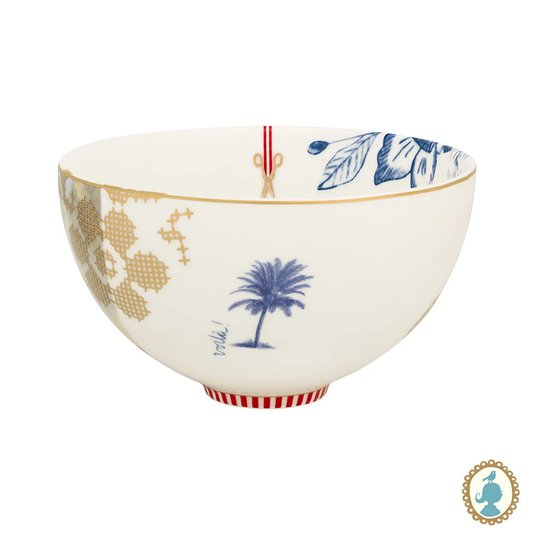 Tigela Palm Heritage Pip Studio Branco 15 cm