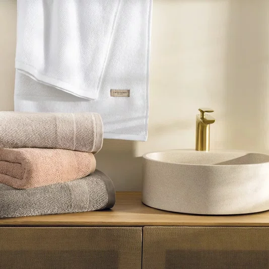 Toalha Banhão Borgia Trussardi Legno 0,86 x 1,50 m