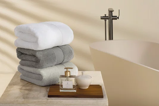 Toalha Banhão Lussure Trussardi Branco 86 x 160 cm