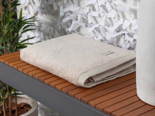 Toalha Banhão Modena 0,86 x 1,50m LCL Home By Trussardi Nocciola
