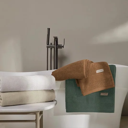 Toalha de Academia Borgia Trussardi Chumbo 30cm x 120cm