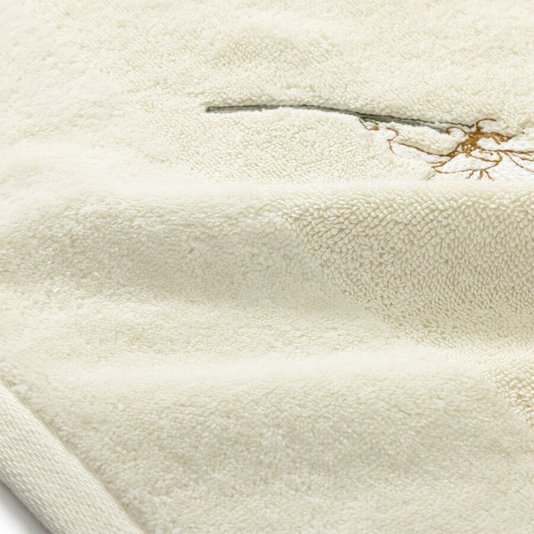 Toalha de Banho Almond Flowers Boss Home Madrepérola 70cm x 140cm