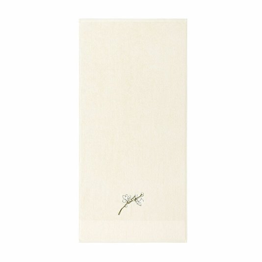 Toalha de Banho Almond Flowers Boss Home Madrepérola 70cm x 140cm