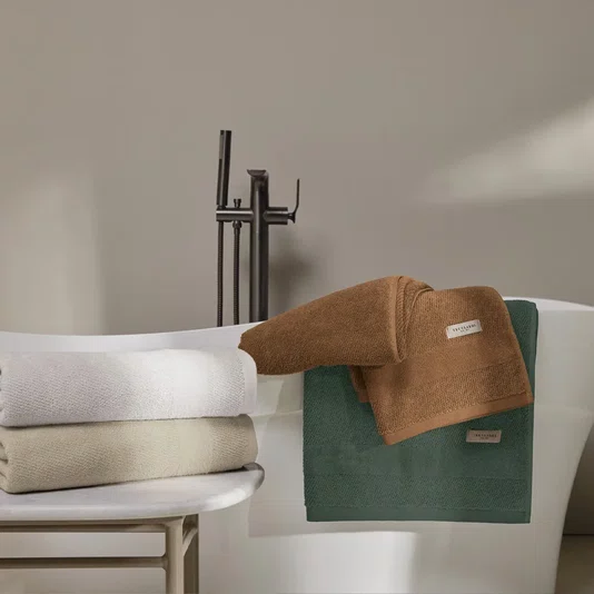 Toalha de Banho Borgia Trussardi Nocciola 0,86cm X 1,50 m