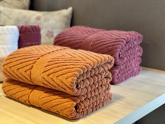 Toalha de Banho Bosco Air Buddemeyer Luxus Laranja 80 X 150 cm