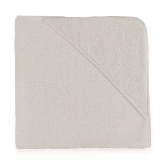 Toalha de Banho com Capuz Bambini Bonelli Trussardi Branco 80cm x 80cm