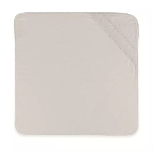 Toalha de Banho com Capuz Bambini Trussardi Branco e Branco 80cm x 80cm
