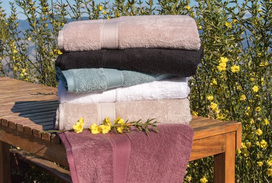 Toalha de Banho G Egitto Splendore Trussardi Soft Rose 86x160cm