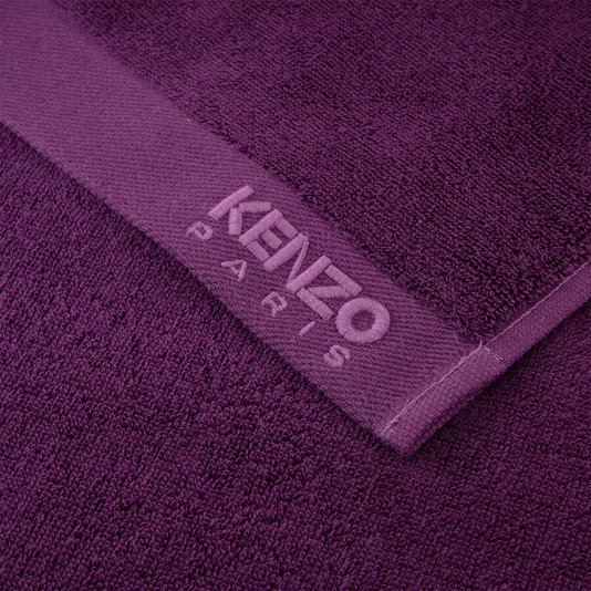 Toalha de Banho Grande Iconic Berinjela Kenzo Home 92 x 150 cm