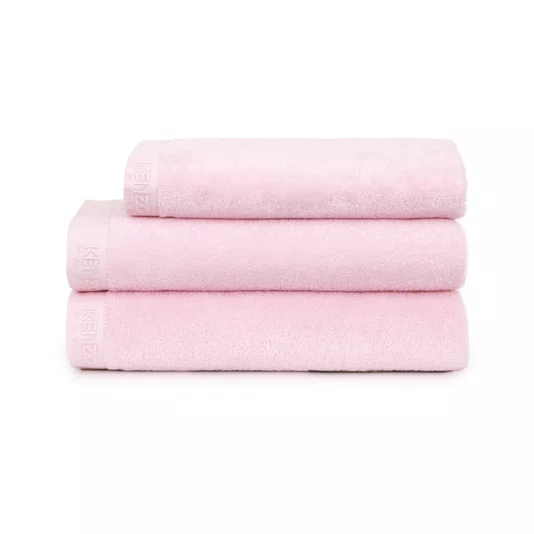 Toalha de Banho Grande Kz Iconic Kenzo Home Rosa 92 x 150cm