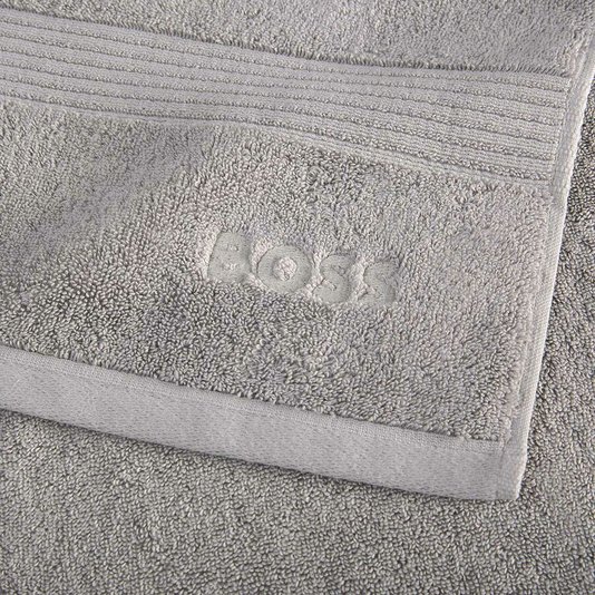 Toalha de Banho Loft Boss Home Prata 70cm x 140cm