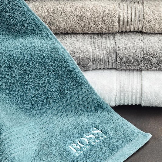Toalha de Banho Loft Grande Algodão Egeu Hugo Boss Branco 1,00x1,50m