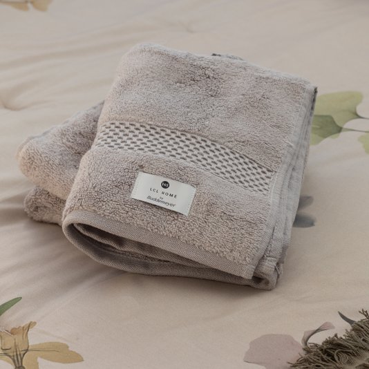 Toalha de Banho Lolli Air LCL Home By Buddemeyer Cinza 80 x 140 cm