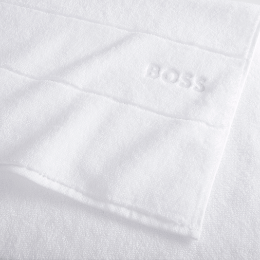 Toalha de Banho Plain Boss Home Branco 70cm x 140cm