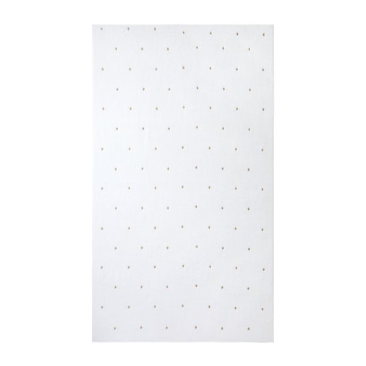 Toalha de Lavabo Royal Bordada G Yves Delorme Branco 45cm x 70cm