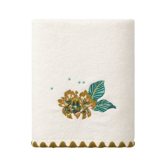 Toalha de Lavabo Golestan Yves Delorme Off White 70 x 45 cm